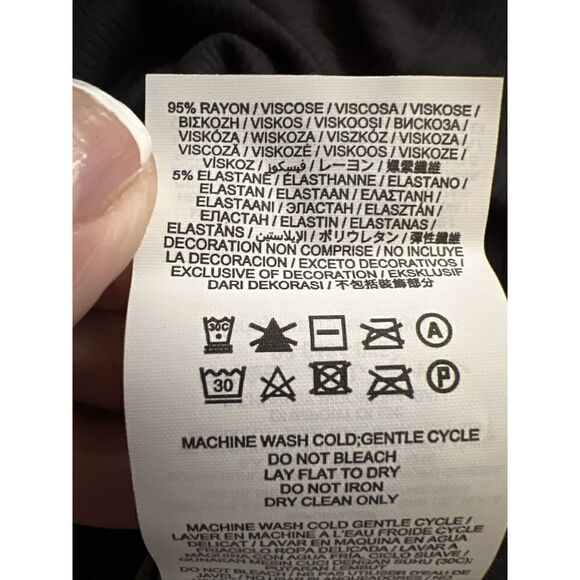 Hurley 3HKD0536 Black Caviar Womens Sz Small Claire Rib Tank Dress - Picture 9 of 12